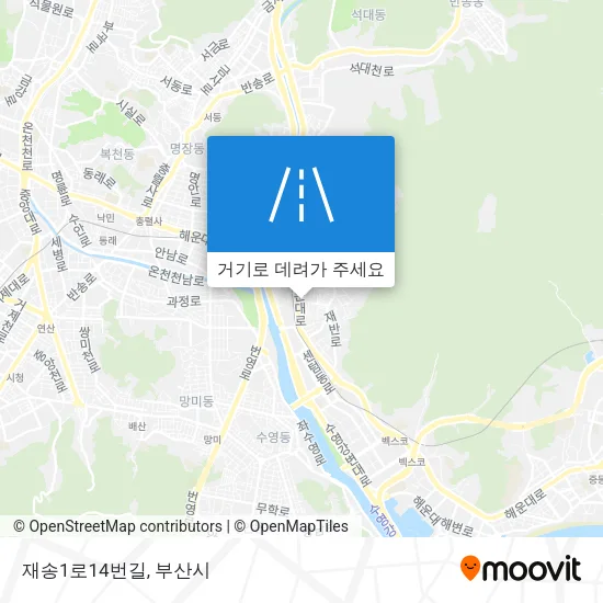 재송1로14번길 지도