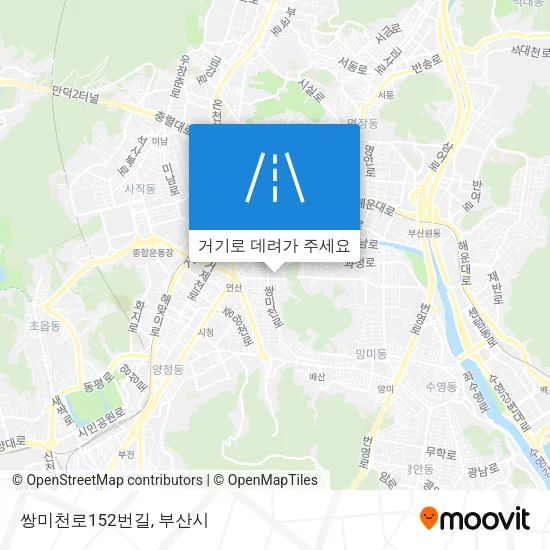 쌍미천로152번길 지도