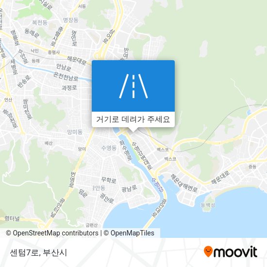 센텀7로 지도