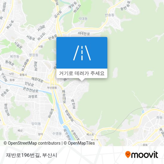 재반로196번길 지도