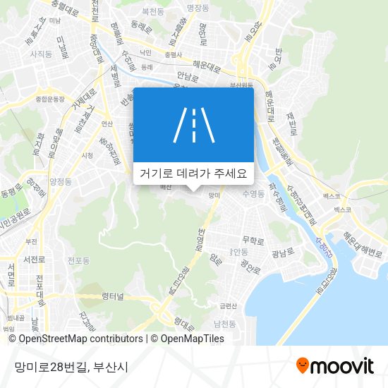 망미로28번길 지도