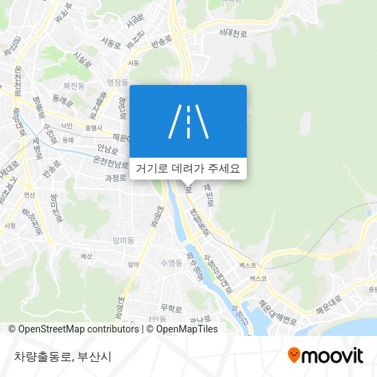 차량출동로 지도