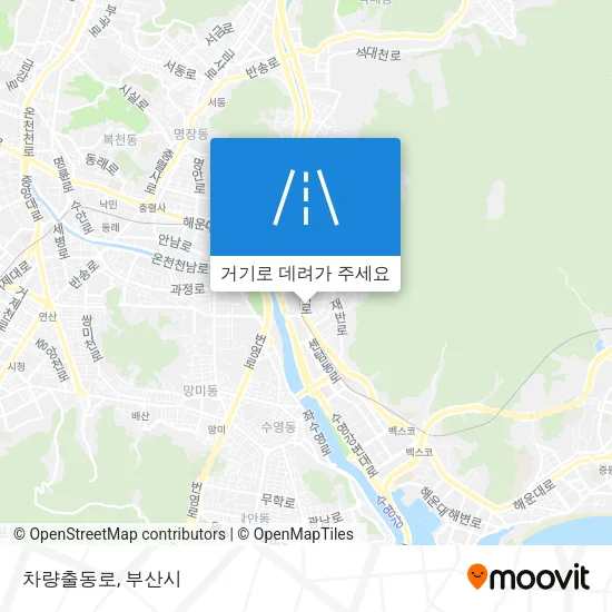 차량출동로 지도