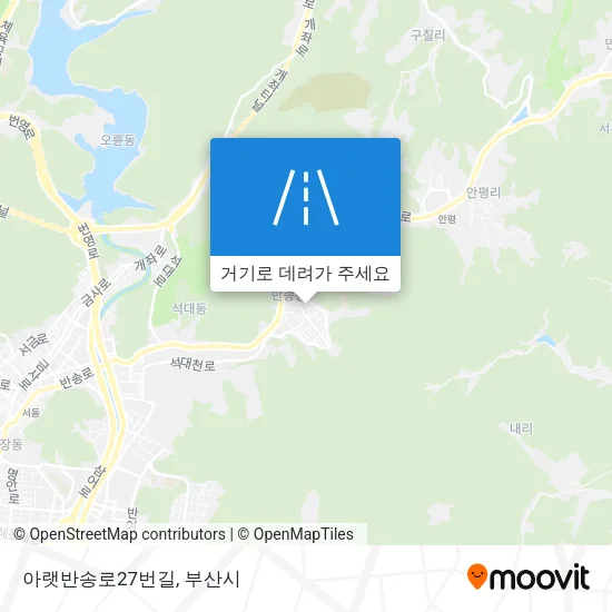 아랫반송로27번길 지도