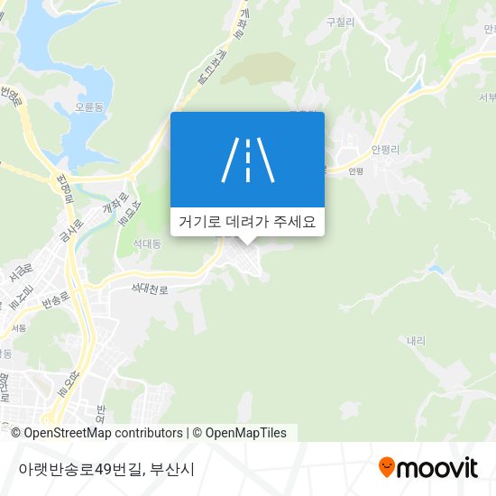 아랫반송로49번길 지도