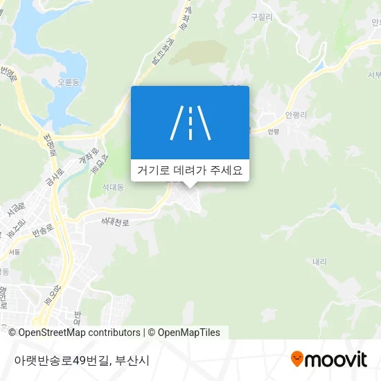 아랫반송로49번길 지도