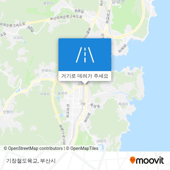 기장철도육교 지도