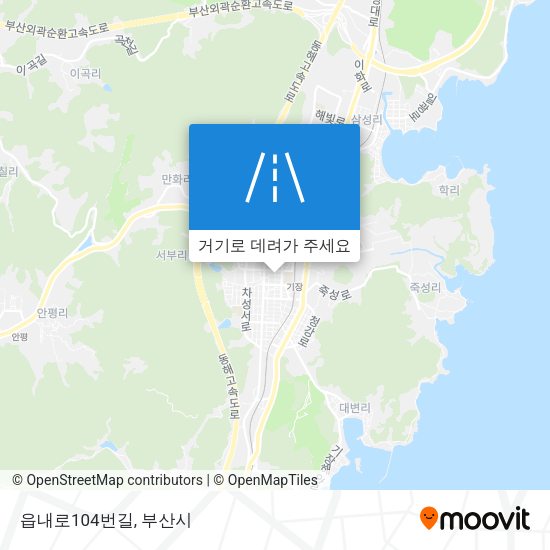 읍내로104번길 지도