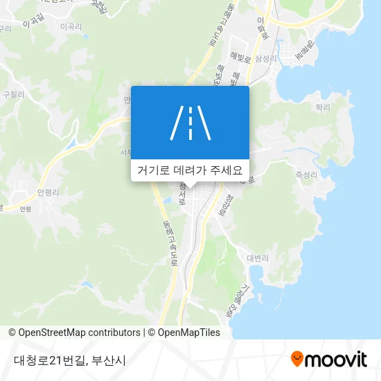 대청로21번길 지도