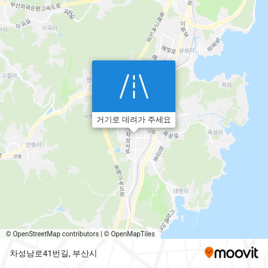 차성남로41번길 지도