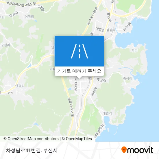 차성남로41번길 지도