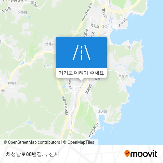 차성남로88번길 지도