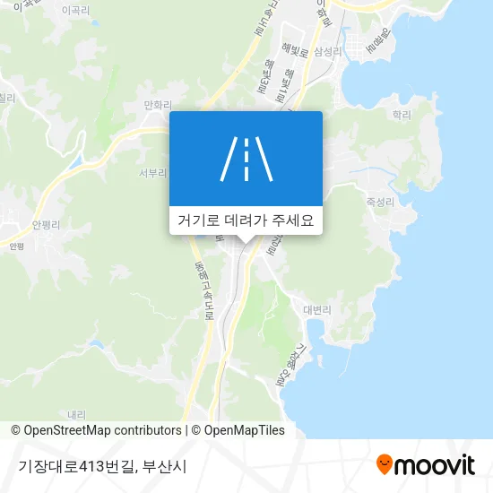 기장대로413번길 지도