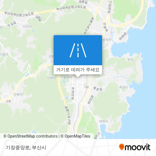 기장중앙로 지도