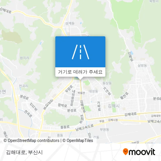 김해대로 지도