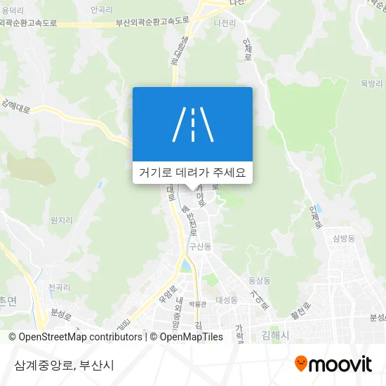 삼계중앙로 지도