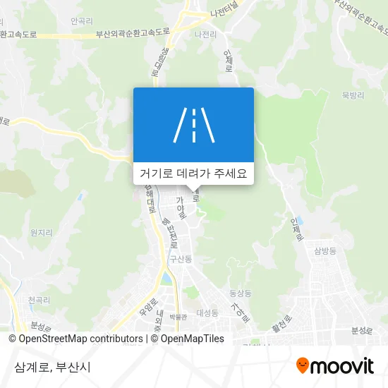 삼계로 지도