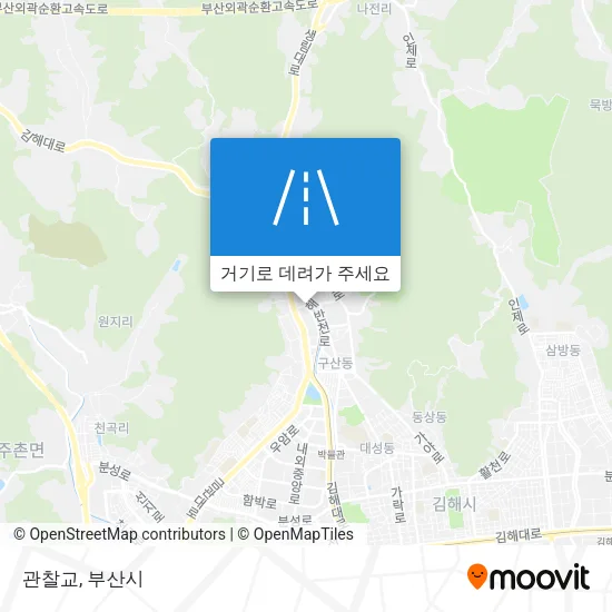 관찰교 지도