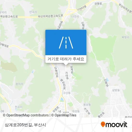 삼계로205번길 지도