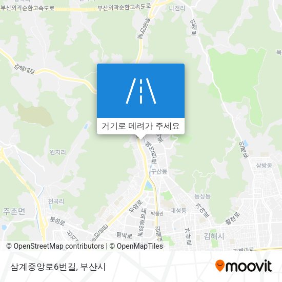 삼계중앙로6번길 지도