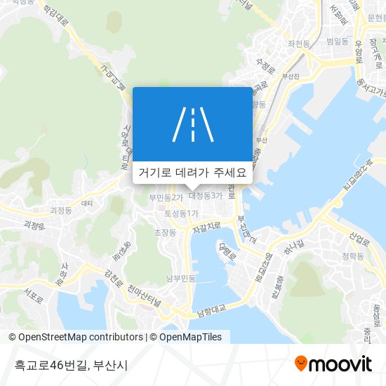 흑교로46번길 지도