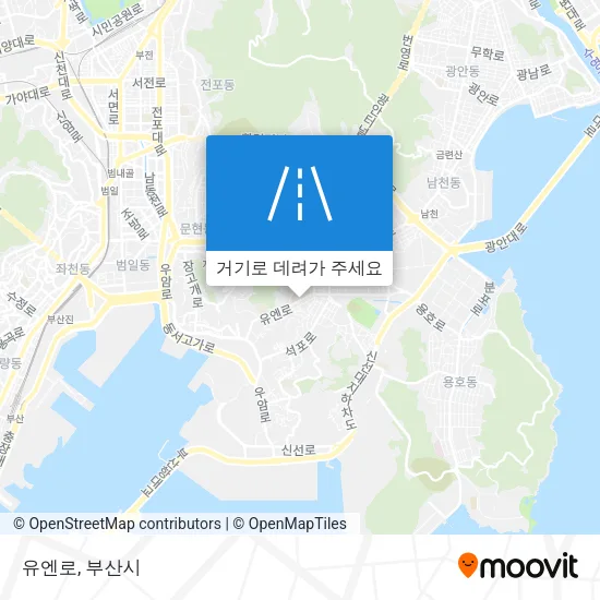 유엔로 지도