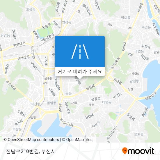 진남로210번길 지도