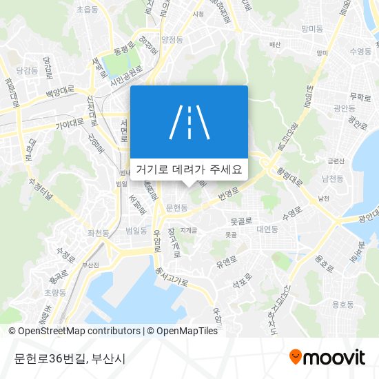 문헌로36번길 지도