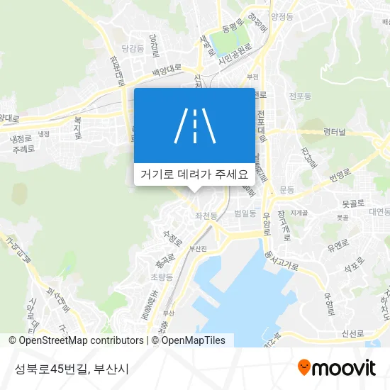 성북로45번길 지도