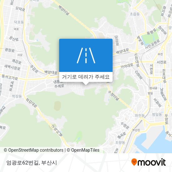 엄광로62번길 지도