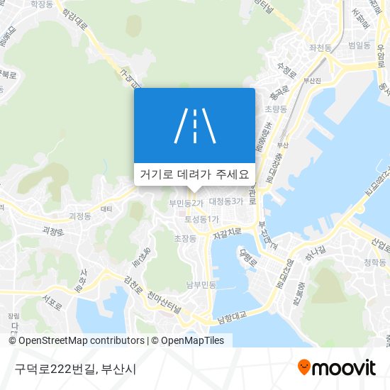 구덕로222번길 지도