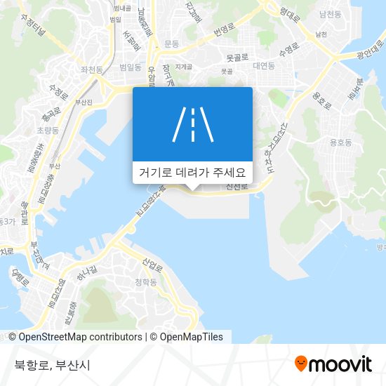 북항로 지도