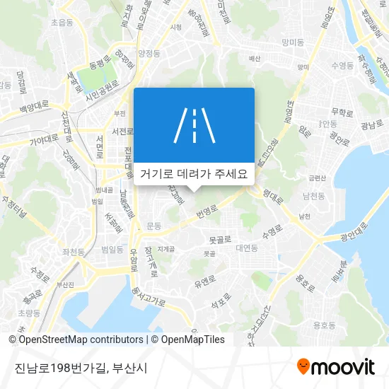 진남로198번가길 지도