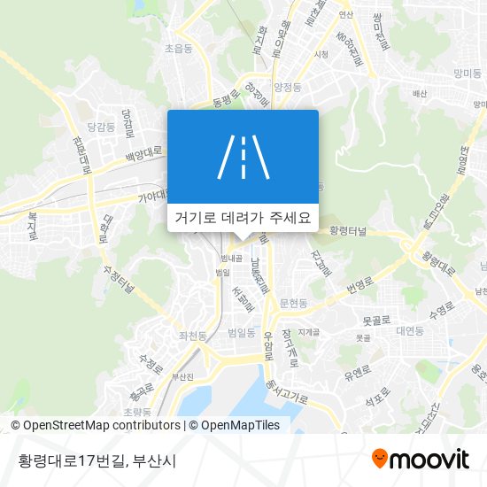 황령대로17번길 지도