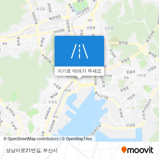 성남이로21번길 지도