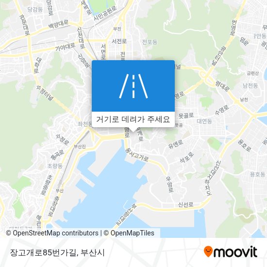 장고개로85번가길 지도