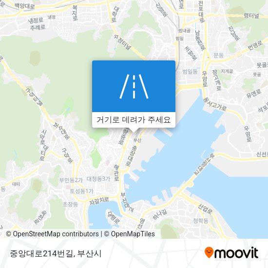 중앙대로214번길 지도