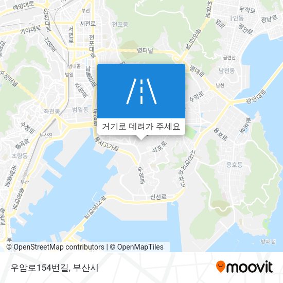 우암로154번길 지도