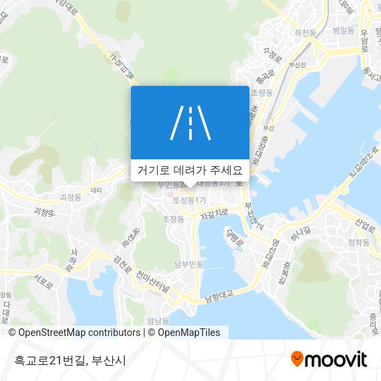 흑교로21번길 지도