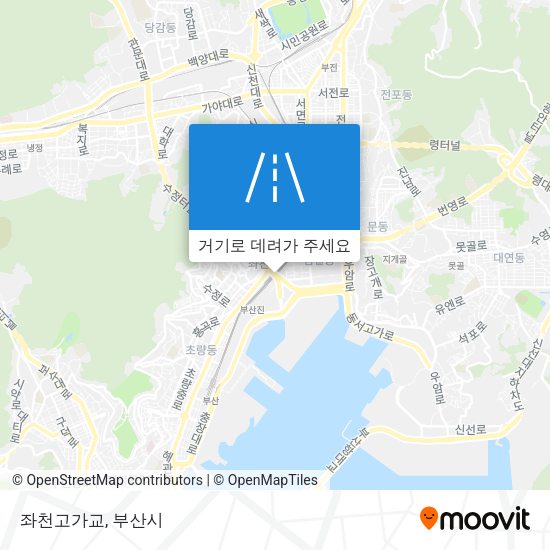 좌천고가교 지도