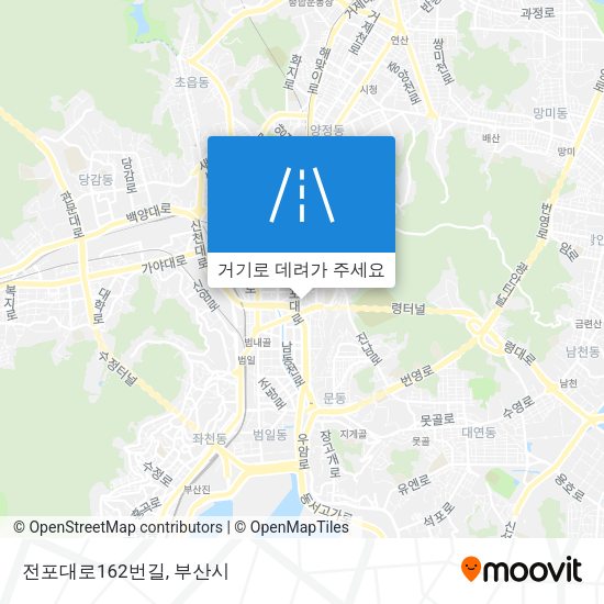 전포대로162번길 지도