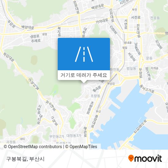 구봉북길 지도