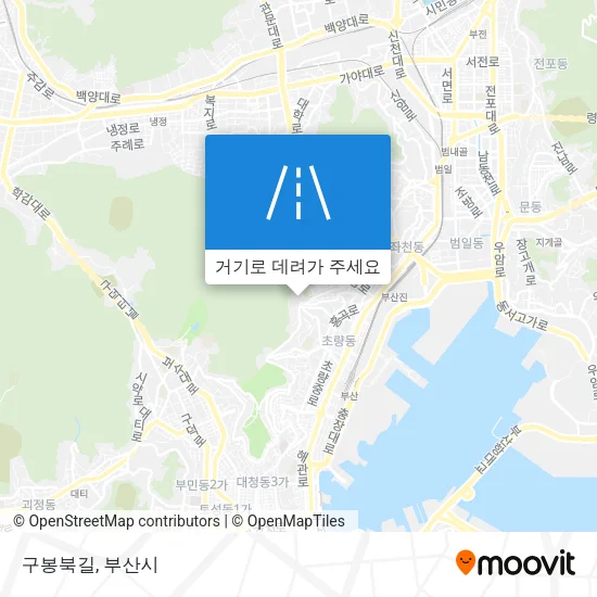 구봉북길 지도