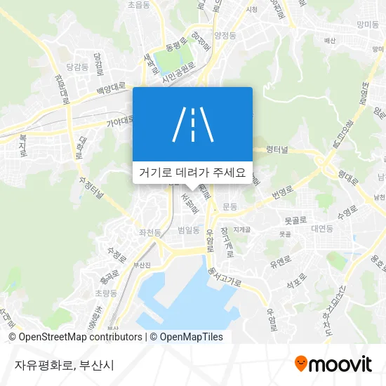 자유평화로 지도