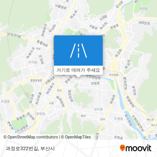 과정로322번길 지도