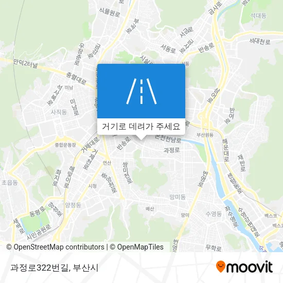 과정로322번길 지도