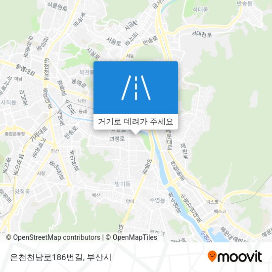 온천천남로186번길 지도