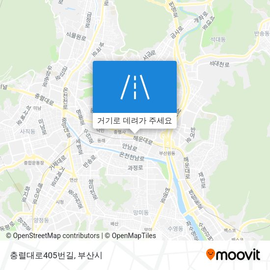 충렬대로405번길 지도