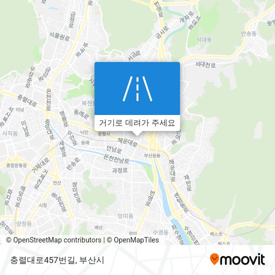 충렬대로457번길 지도