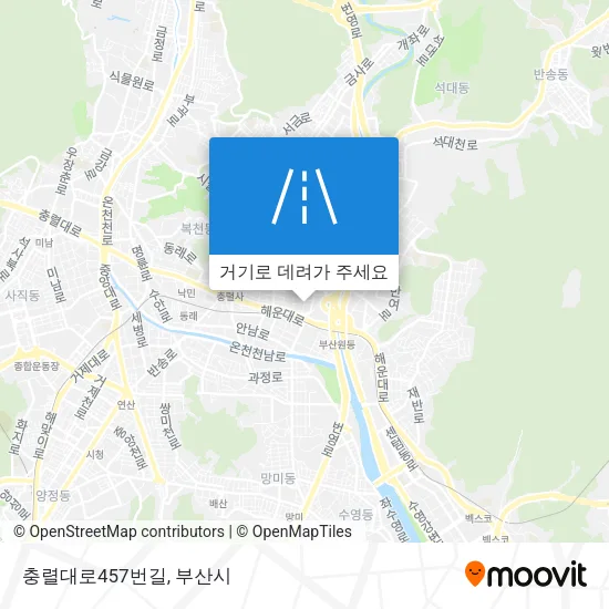 충렬대로457번길 지도